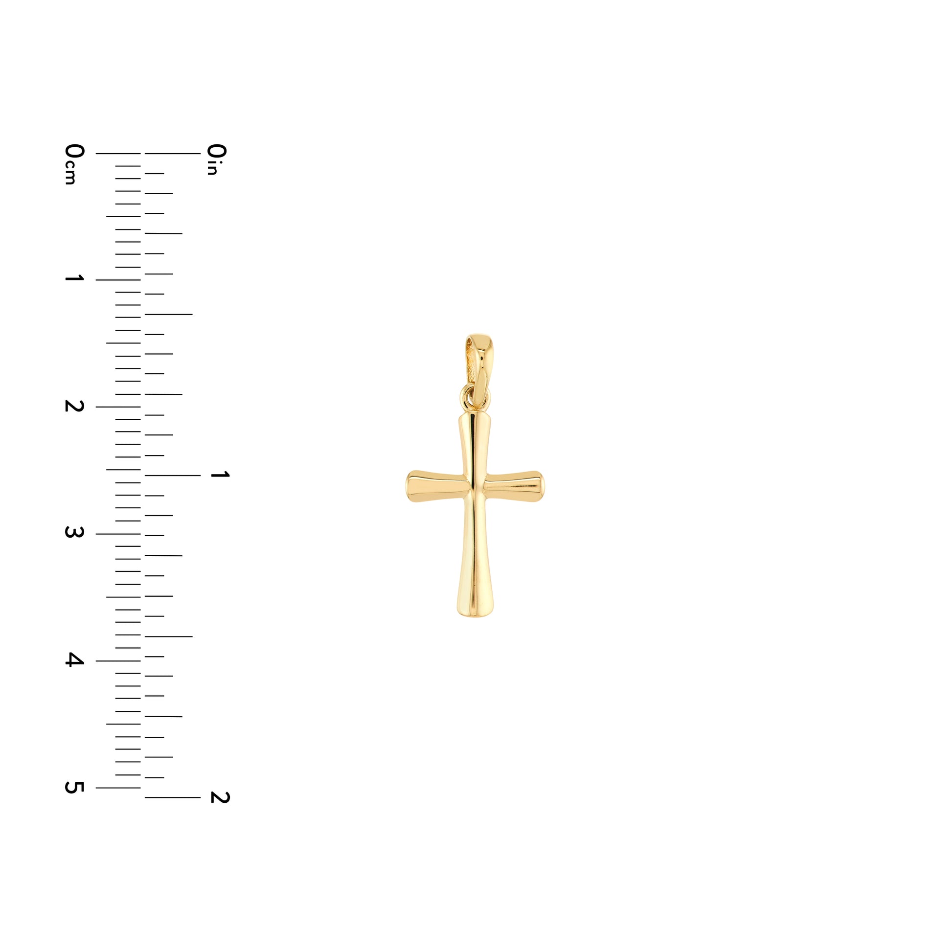 Graduated Cross Pendant