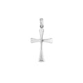 Flare-edged Cross Pendant