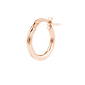 2mm x 15mm Polished Hoop Earrings