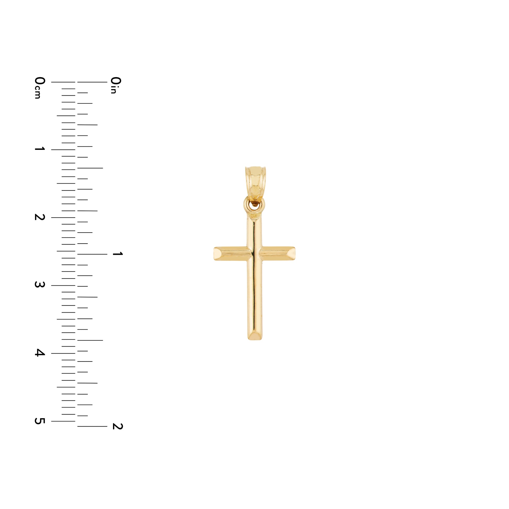 Basic Bar Cross Pendant