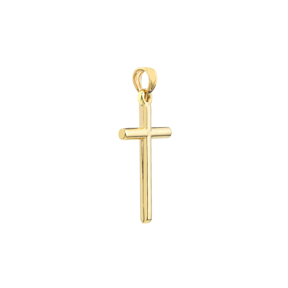 Small Polished Cross Pendant