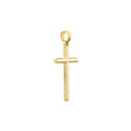 Small Polished Cross Pendant