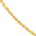 4.4mm D/C Rope Chain with Lobster Lock
