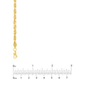 4.4mm D/C Rope Chain with Lobster Lock