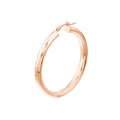 40mm x 4mm Polished Hoop Earrings