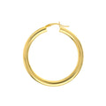 40mm x 4mm Polished Hoop Earrings