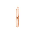 25mm x 4mm Polished Hoop Earrings
