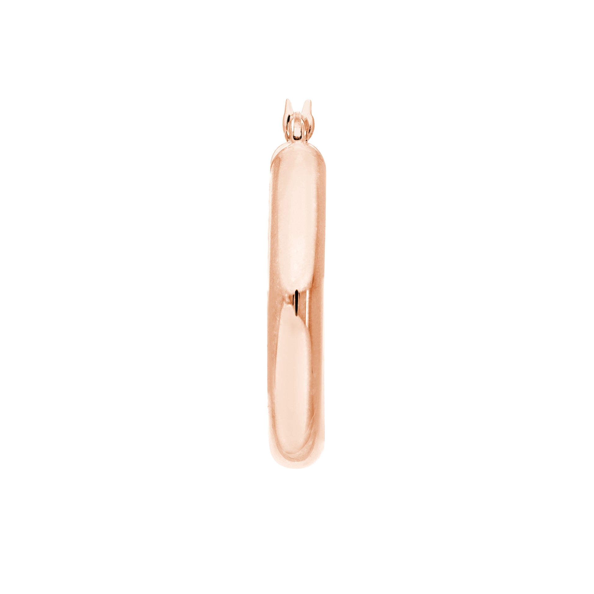 25mm x 4mm Polished Hoop Earrings