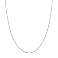 Sterling Silver 2.2mm D/C Rope Chain