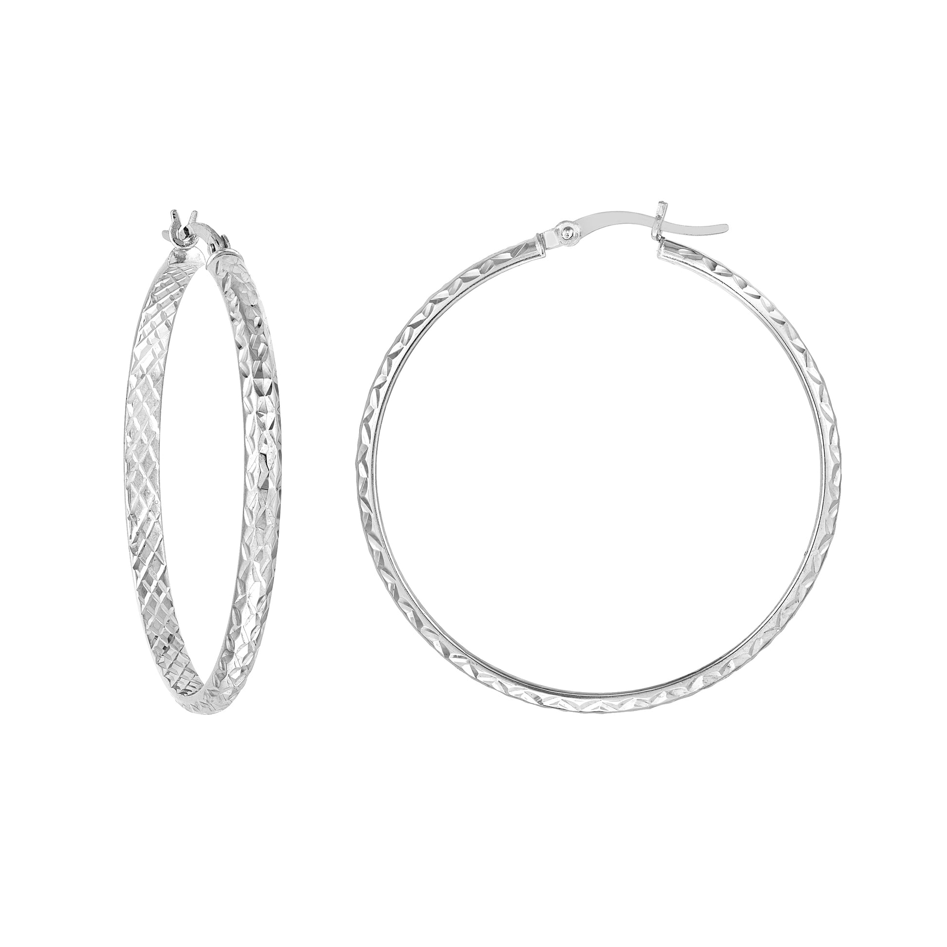 3x40 DC Inside/Out Hoop Earrings