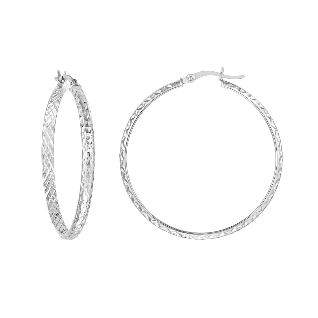 3x40 DC Inside/Out Hoop Earrings