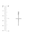 Polished Cross Pendant with Rounded Edges