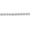 SS 3.5mm D/C Bead Adjustable Bracelet