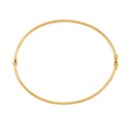 Diamond-Cut Tube Hinged Bangle