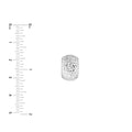 Textured Curve Earrings on Leverback