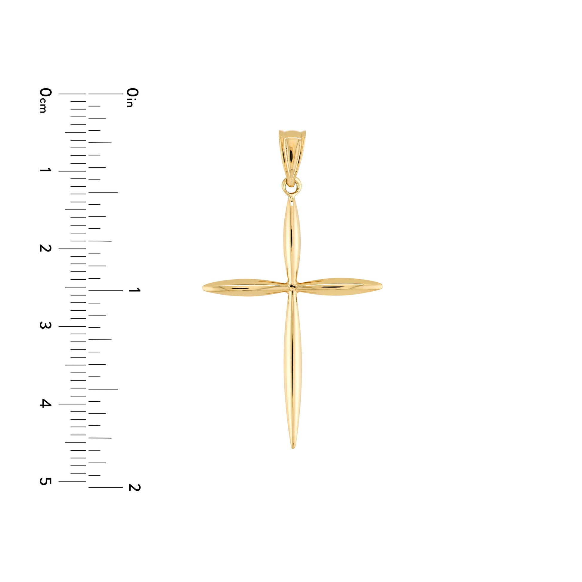 Tapered Cross Pendant