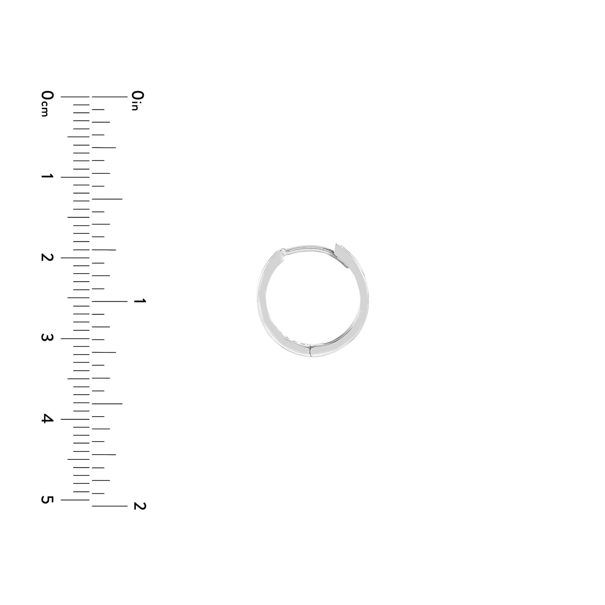 Reversible CZ Hoop Earrings