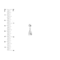 Bead Stud Earrings with Teardrop Dangle