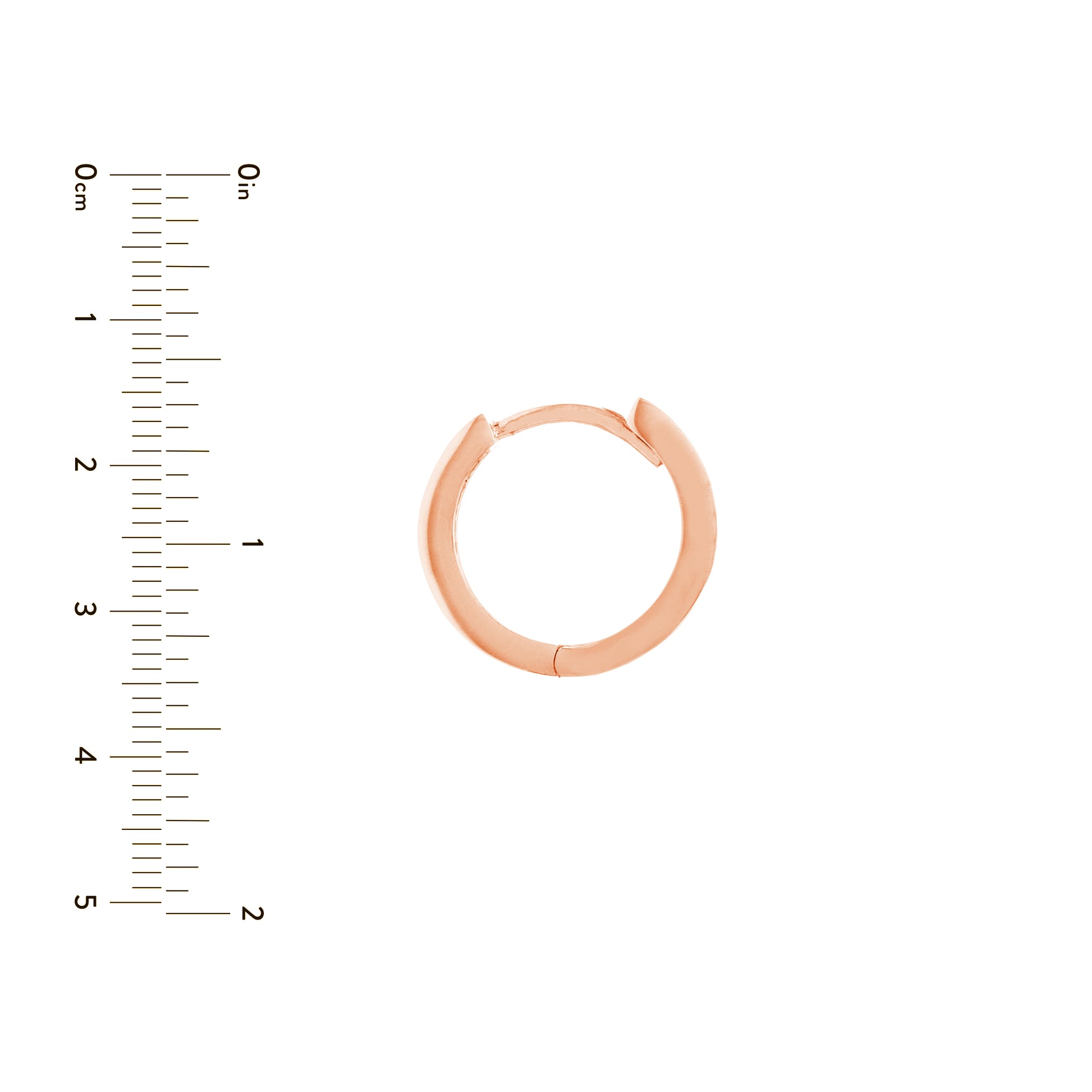 Square Tube Mini Hoop Earrings