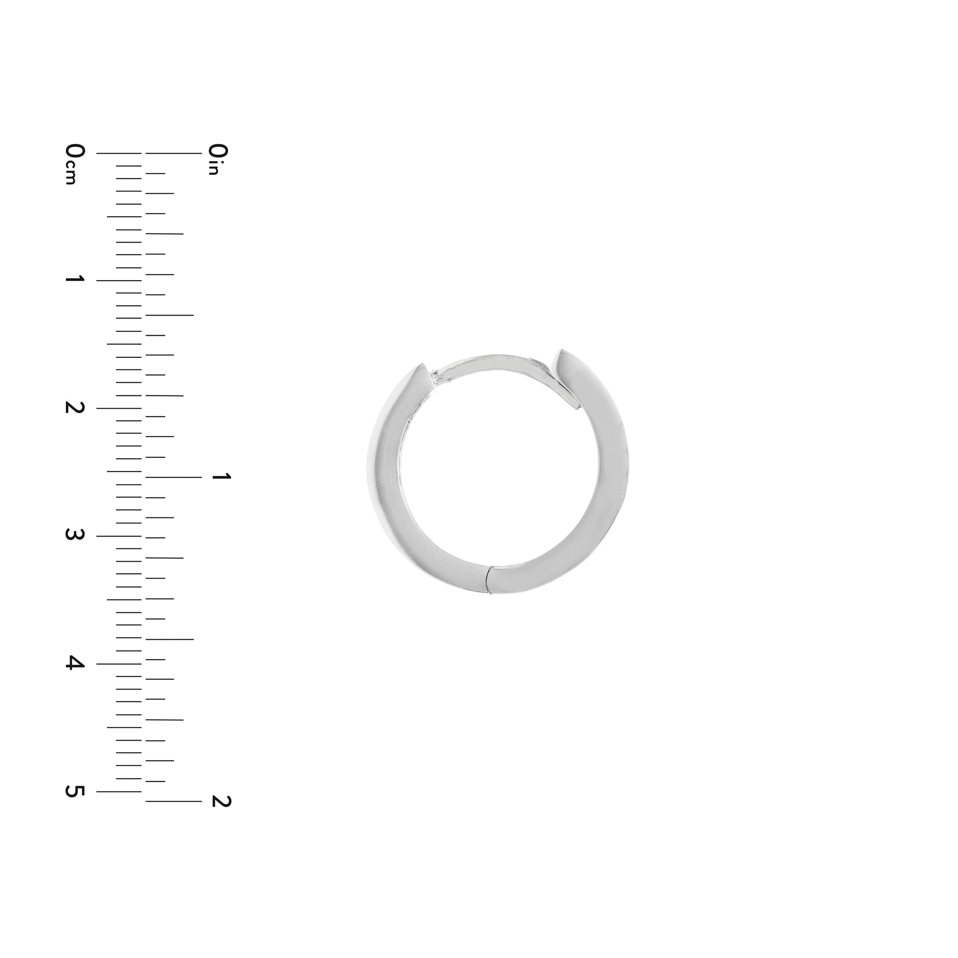Square Tube Mini Hoop Earrings