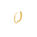 Beaded Huggie Hoop Earrings