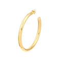 4mm x 50mm Tube Hoop Earrings