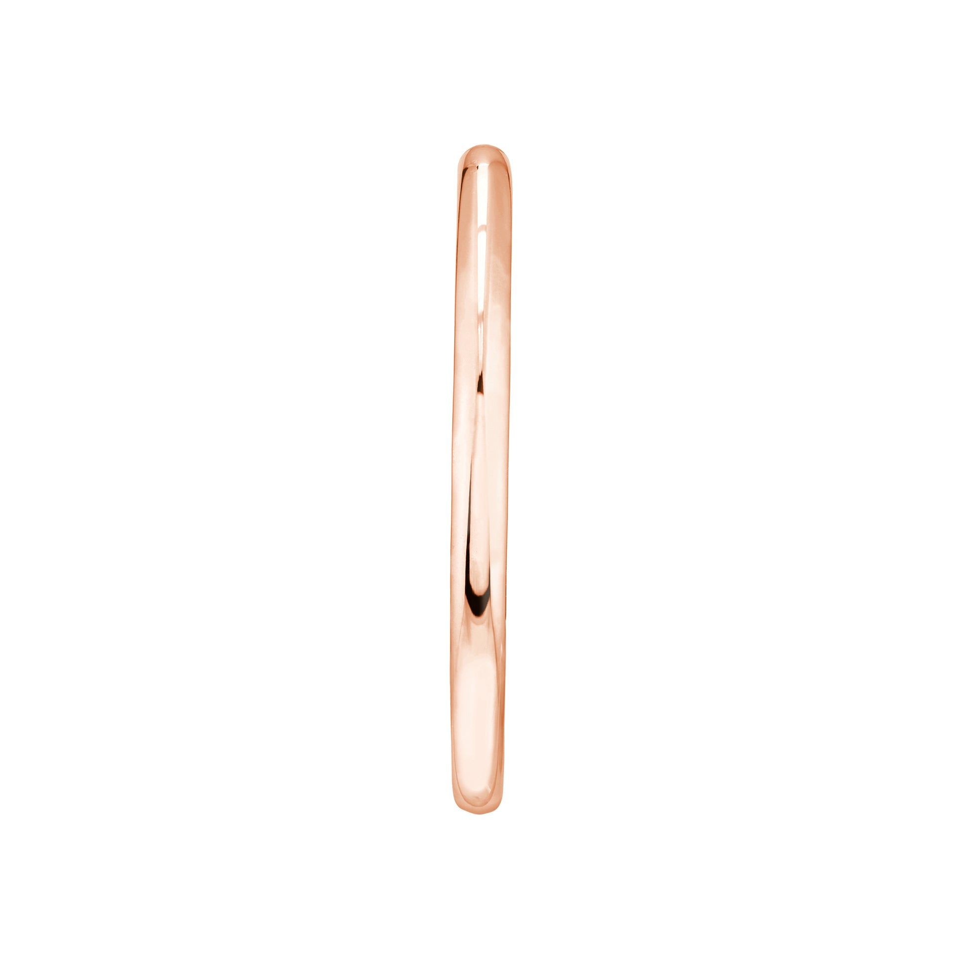 5mm x 60mm Tube Hoop Earrings