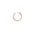 Square Tube Round Hoop Earrings