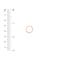 14.25mm Square Wire Hoop Earrings