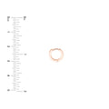 1/8tcw Diamond 10mm Hoop Earrings