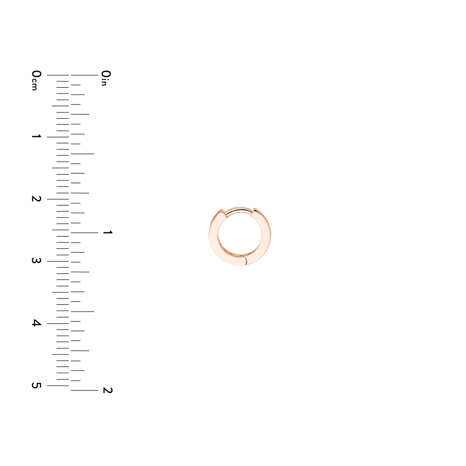 1/8tcw Diamond 10mm Hoop Earrings