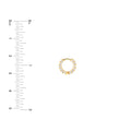 5/8tcw Diamond 10mm Hoop Earrings