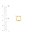 10.50mm Small Square Hoop Earrings