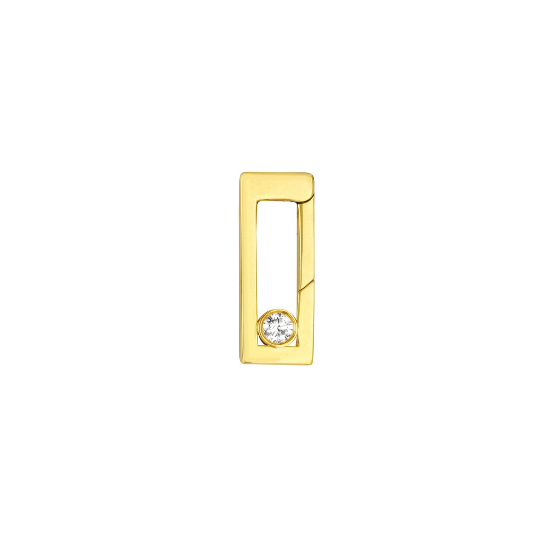Diamond Bevel Rectangular Push Lock