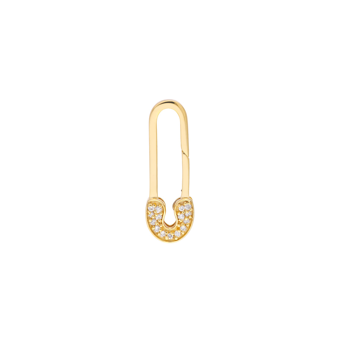 Diamond Safety Pin Push Lock