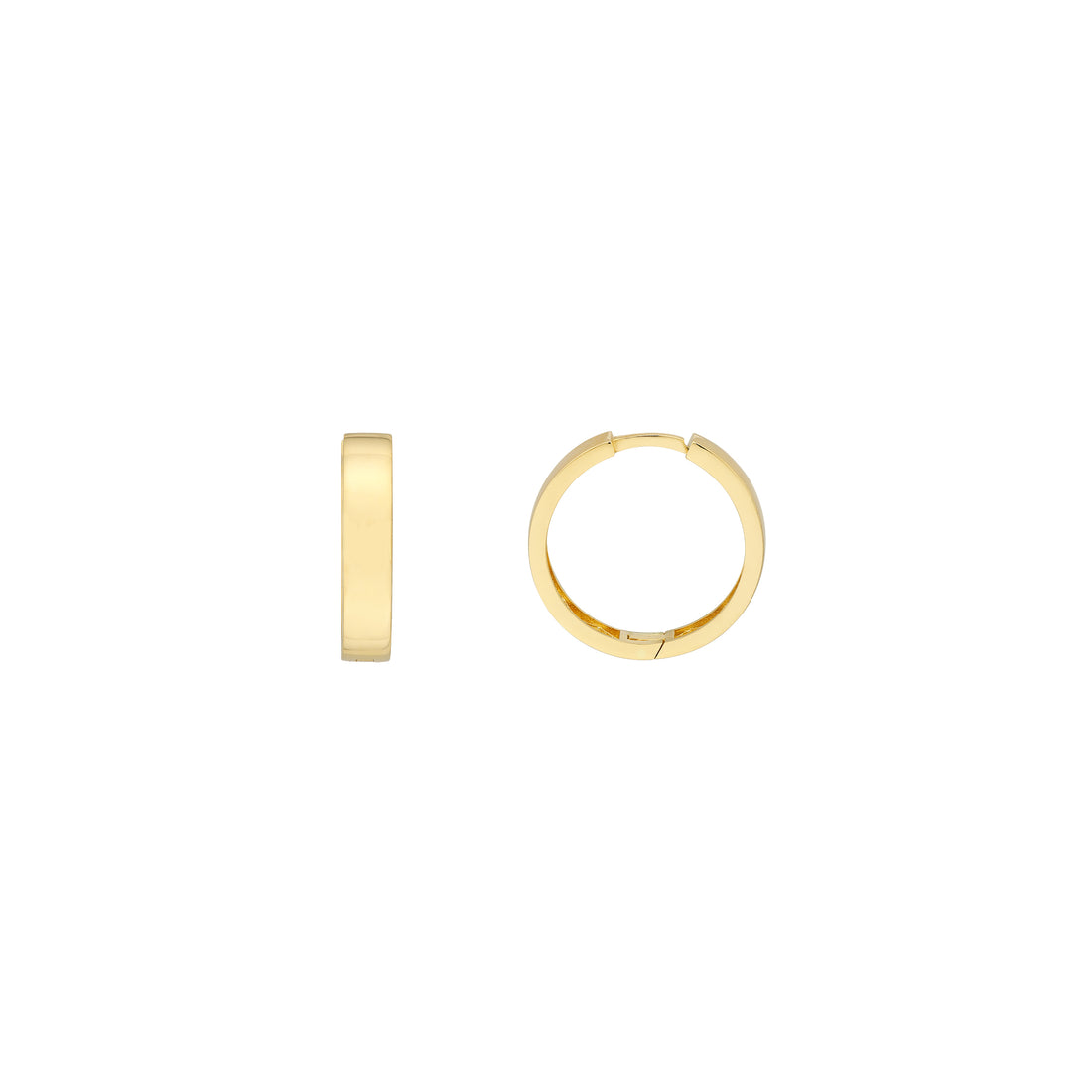 Large Round Hoop Earrings