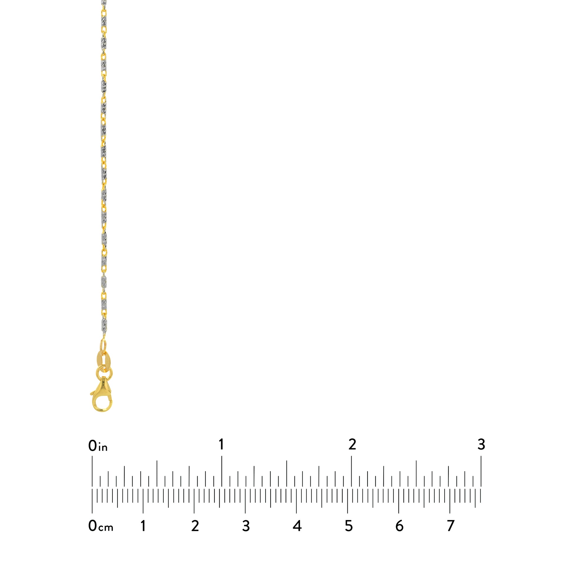 Two-Tone Brilliant-Cut Chain