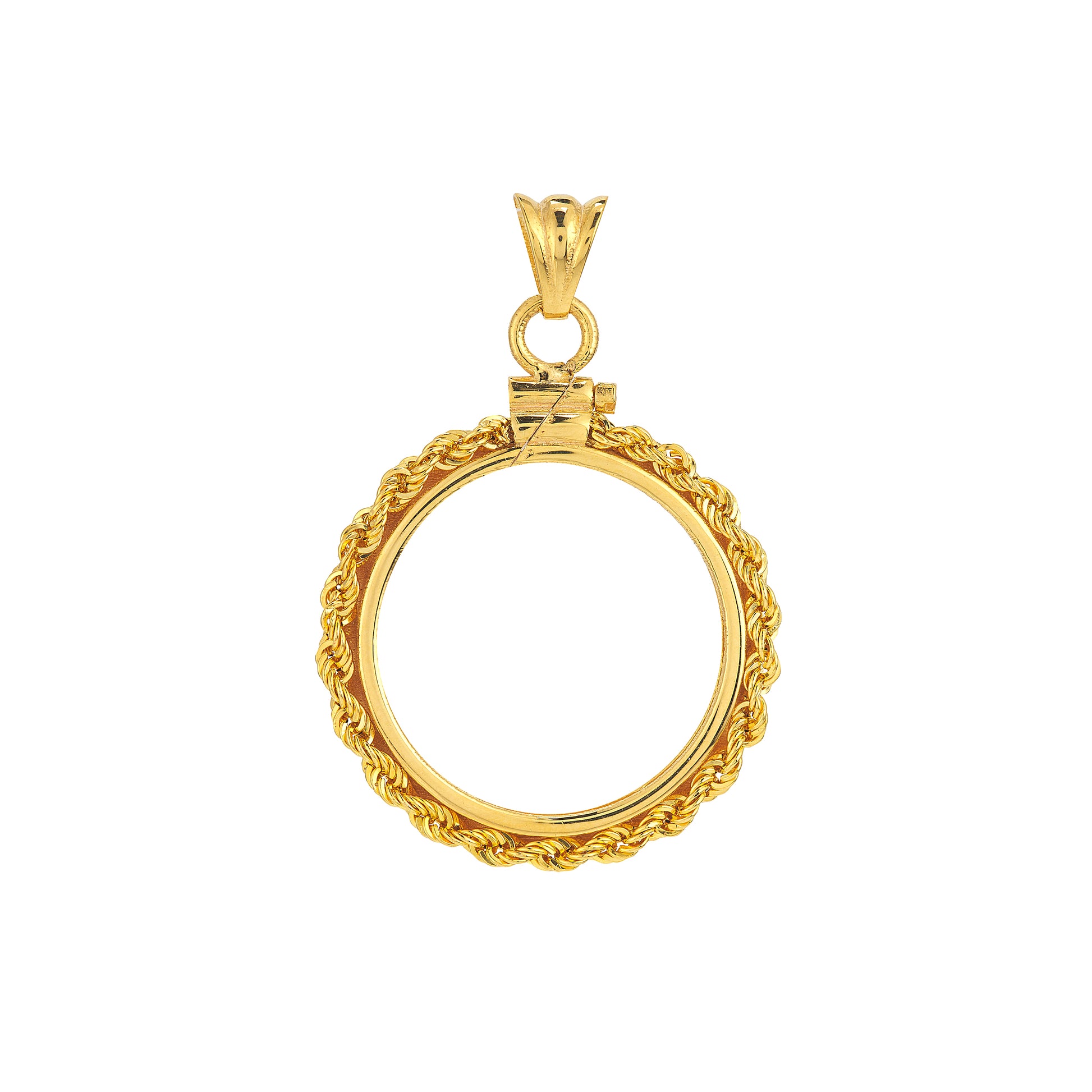 American Eagle 1/4 Oz Rope Screw Top Bezel