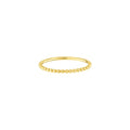 Beaded Single Row Ring