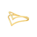 Double Chevron Wire Ring