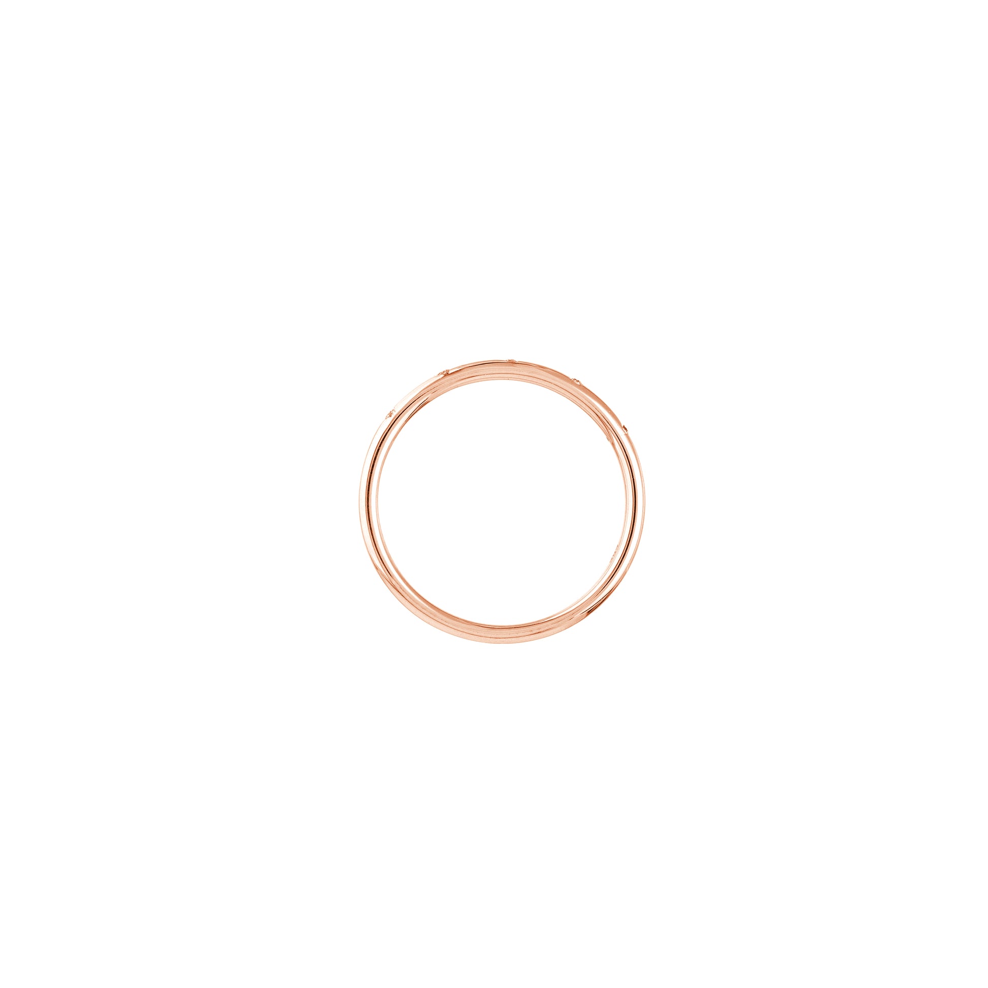 Diamond Stations Thin Band Ring