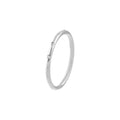 Diamond Stations Thin Band Ring