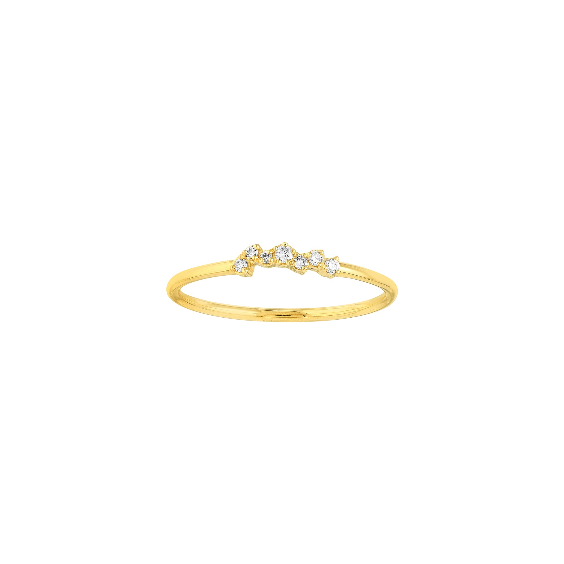 Fancy Diamond Cluster Ring