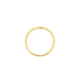 Double Beaded Chevron Design Ring