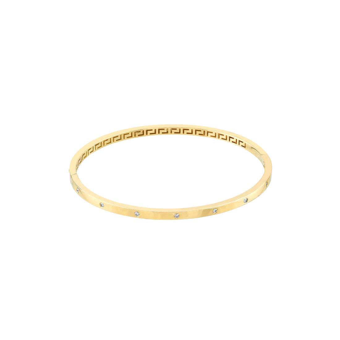 Diamond Square Tube Bangle