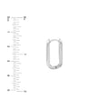 20mm Oblong Polished Mini Hoops