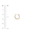 Knife Edge Polished Mini Hoops