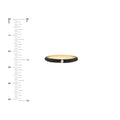 Diamond Bezel on Black Enamel Band Ring