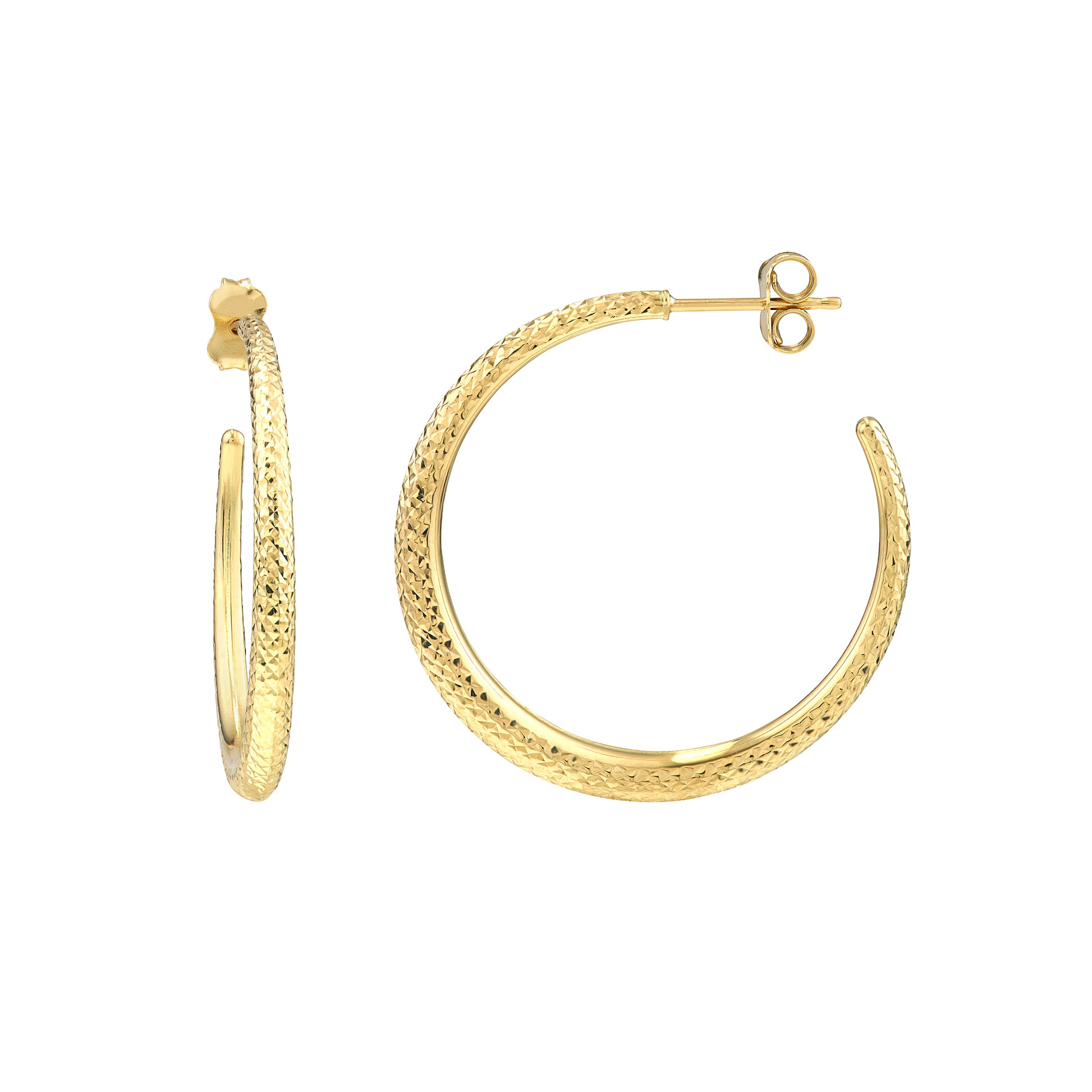 Fitted D/C Pattern Round Open Hoops