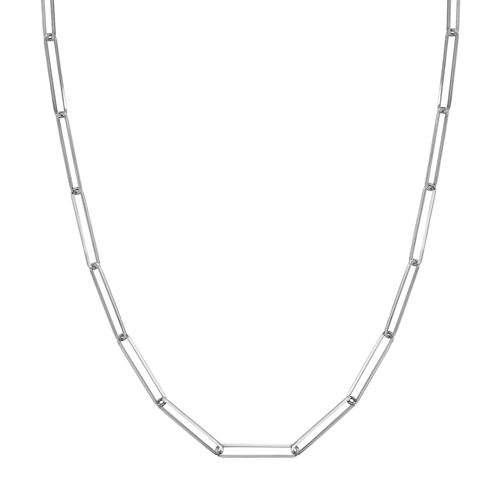 4.32mm Long Square Paper Clip Chain